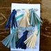 Ultrasuede Tassel Push Pins