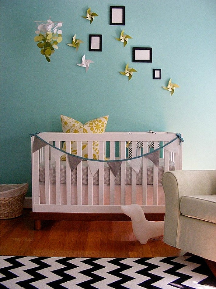 Custom Rainbow Felt Bunting Nursery Decor