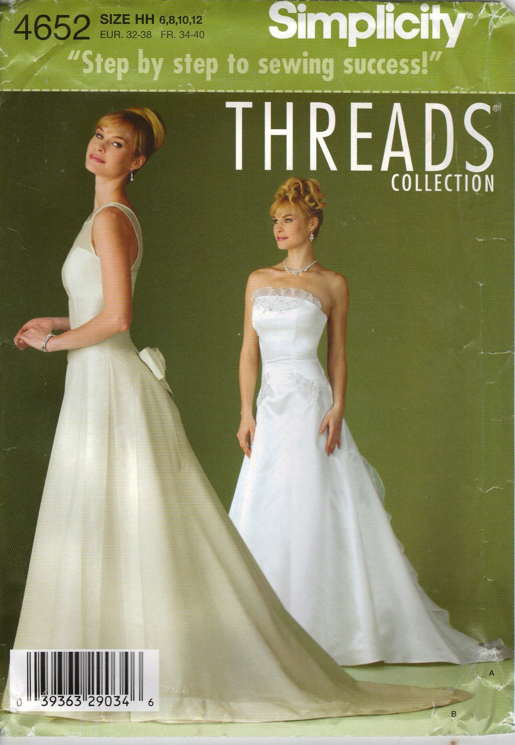 wedding dress patterns and fabric