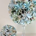 Paper Globe - Large 10 inch Origami Kusudama - Eco Decor - Recycled Map Paper