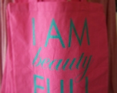 i am beauty full tote.