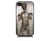 Han Solo Carbonite iPhone 4 or 4S full color hard case includes screen protector and cleaning cloth. Available in black or white