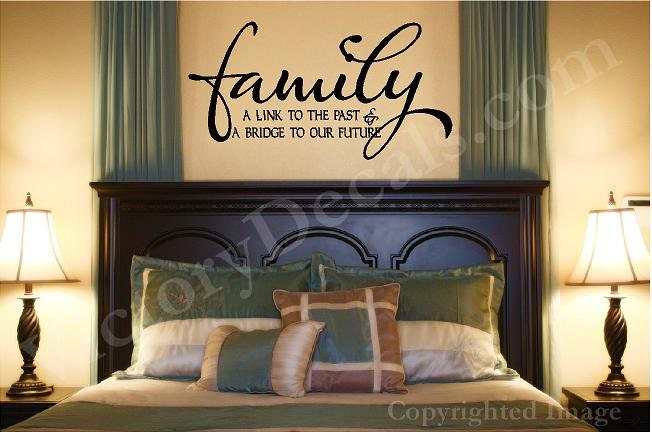 Vinyl Quote 23x12, "Family..." Vinyl Wall Decal