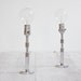 Vintage Mid Century Table Lamps, Chrome - Modern, Industrial, Retro, Light