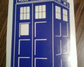 TARDIS Vinyl Decal Police Box Sticker