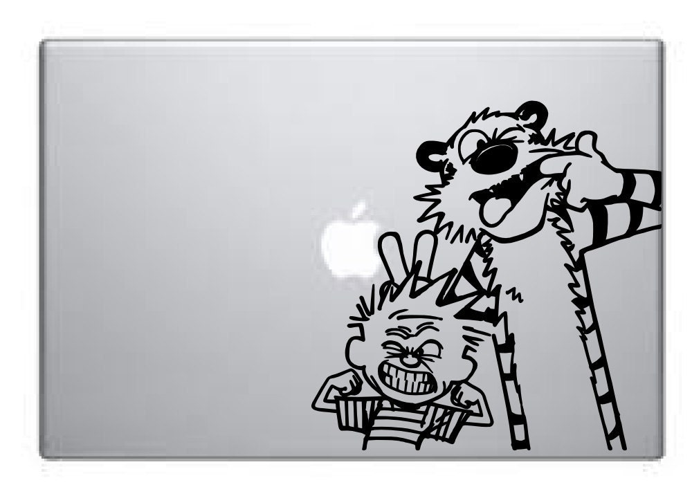 Calvin & Hobbes Vinyl Decal Funny Faces