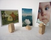 Gift ideas - Photo, business cards, paper slips, recipe card holders - Home decor - Hedgehog family