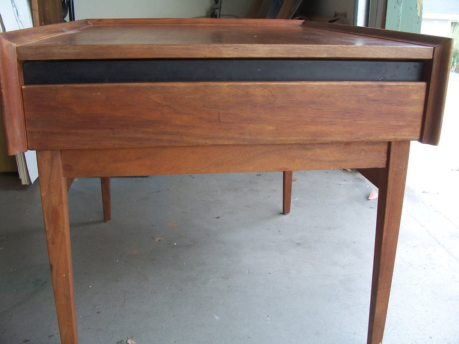RE-RE-REDUCED Modern Walnut Martin Borenstein California Dillingham Esprit Table 60s