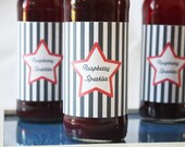 NAUTICAL or PATRIOTIC Custom Party Printable Pop, Soda, or Water Bottle Labels - as seen on Lauren Conrad