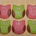 Cute Owl Cookies 6 Dozen