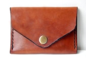 Handmade Cognac Leather Pocket Wallet