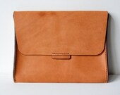 Handmade Tan Leather  iPad Case / Sleeve