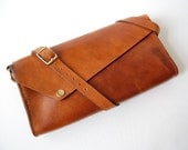 Handmade Cognac Leather Shoulder Bag No. 2