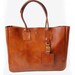 Handmade Cognac Leather Tote Bag