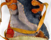 Amazing shoulder bag in genuine leather. Totally handmade. OOAK