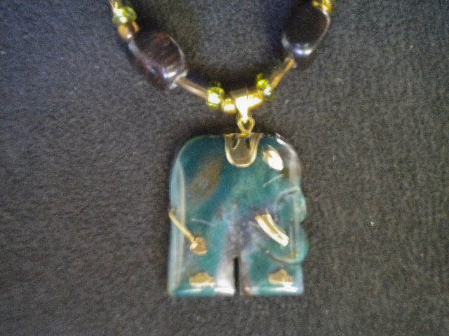 Jade Elephant Pendant