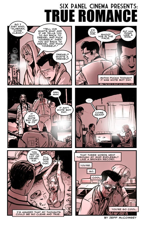 TRUE ROMANCE: Six Panel Cinema