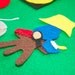 Goodnight Moon - Flannel Board Felt Story Set with Green Background