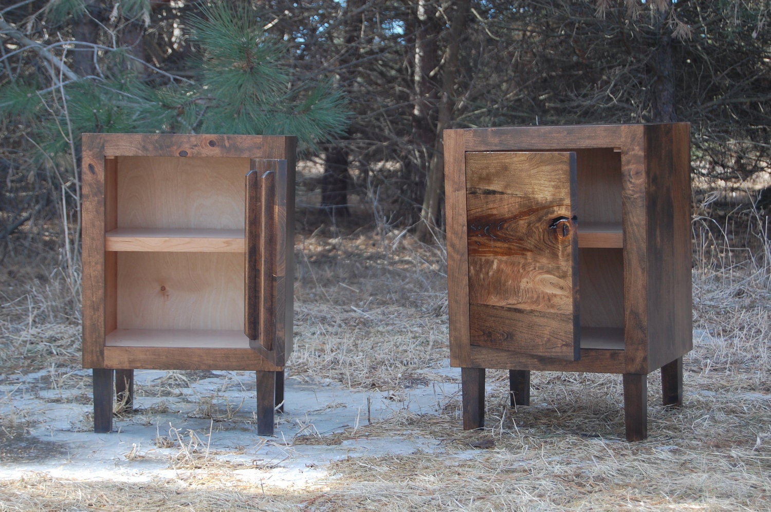 Rustic Cherry End Tables (Free Shipping)