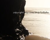 at low tide.
