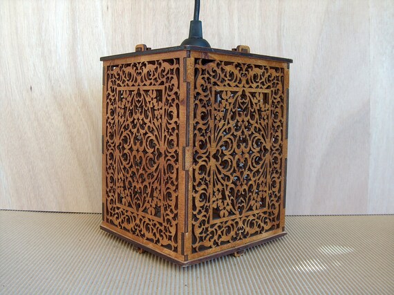 DIY Plywood Lamp shade