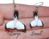 Custom Orca Fluke Earrings Designed to look like your Favourite Orca