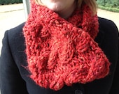 SALE - Custom Color Hand Knit Cowl for 25 dollars