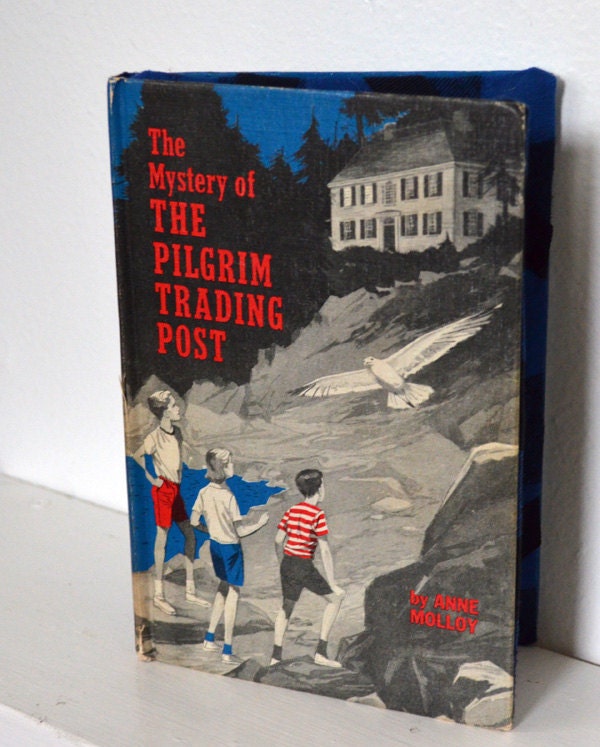 E-Reader Case from Vintage Book - Nook - Kindle -Mystery of Pilgrim Trading Post