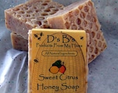 Sweet Citrus  Honey Soap