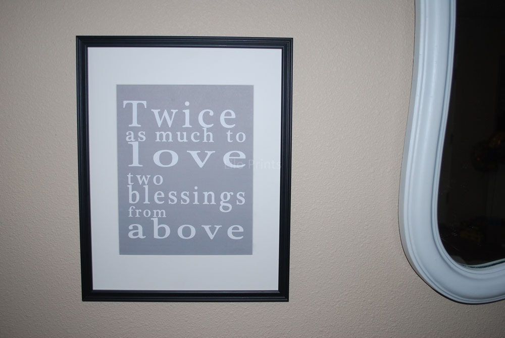 Custom Twice as Much to Love Children's Art Print