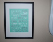 Custom Two to Wash & Two to Love Art Print