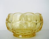 Amber Depression Glass Bowl