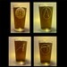 Set Of Four Atheist/ Freethinker Etched Pints