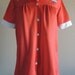 Vintage Red and White Polka Dot Shirt
