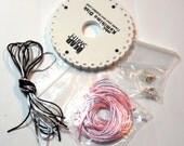 Starter Kumihimo (Japanese Braiding) Bracelet Kit - Friendship Bracelets - Learn to Braid