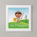 Personalized Knight Wall Art or Children's Bedroom Decor