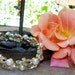 Sale Pending JULIA Vintage Fall Winter Holiday Bridal Lisner Pearl Rhinestone Bracelet