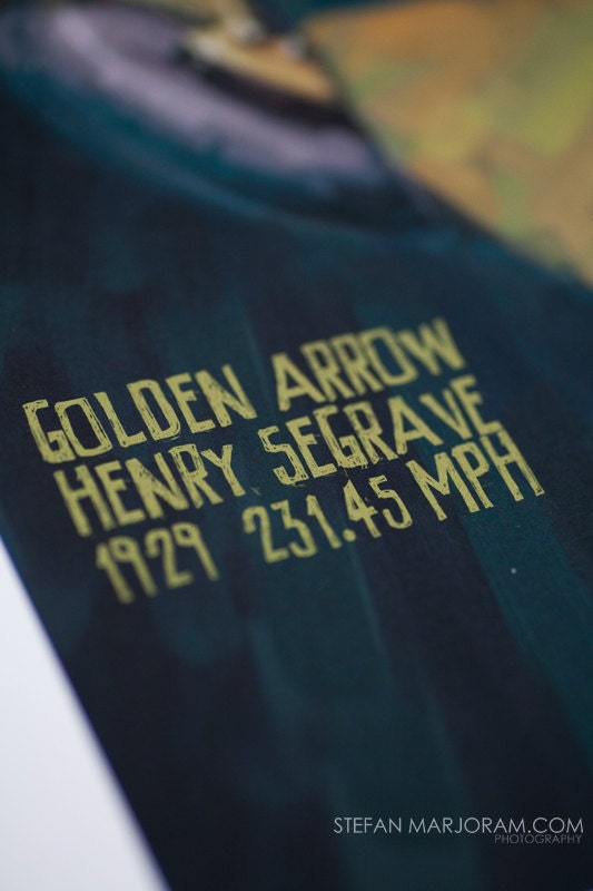 1929 Henry Segrave Golden Arrow print