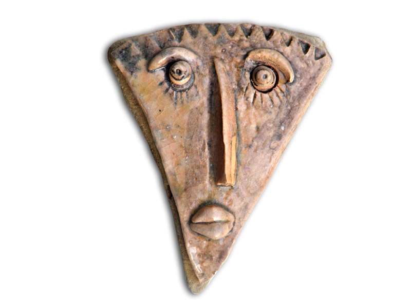 Ceramic Head, Sculpture of head, Head of porcelain (Wall Art), Wall art sculpture of head, Head