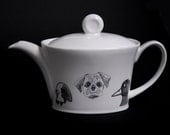 Budgie, Pug and Duck Teapot.