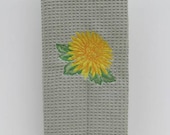 Embroidered Mum Microfiber Hand Towels