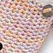 knitted collar pastel colors cotton theknitkid
