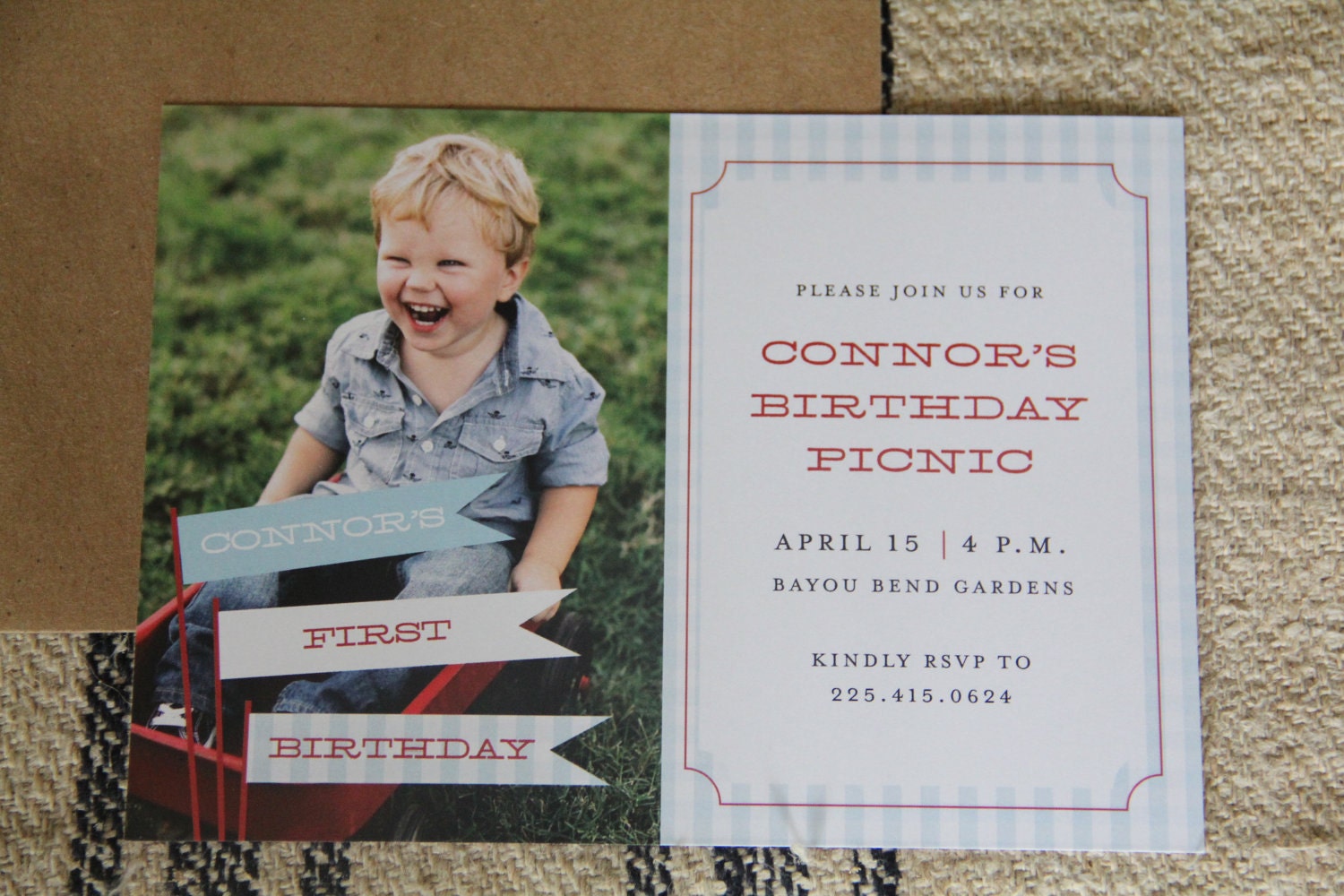 Picnic Birthday Invitation