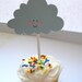 Cloud Cupcake Toppers