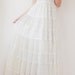 Romantic French lace Bohemian Vintage style wedding dress,