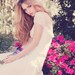 Beautiful low back French lace & silk chiffon wedding dress with capped sleeves