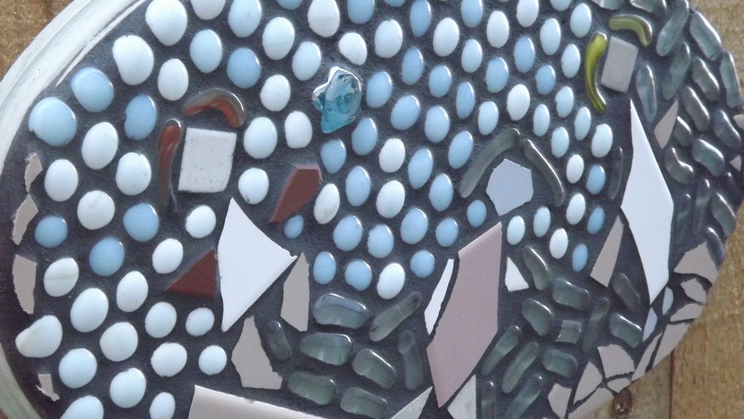 Mosaic "Children at Play" wall hanging