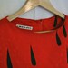 Vtg "Watermelon" Blouse