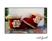 Crochet Classy baby girl boots