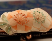 Kawaii Vintage Kimono Cherry Blossom Broach from Japan
